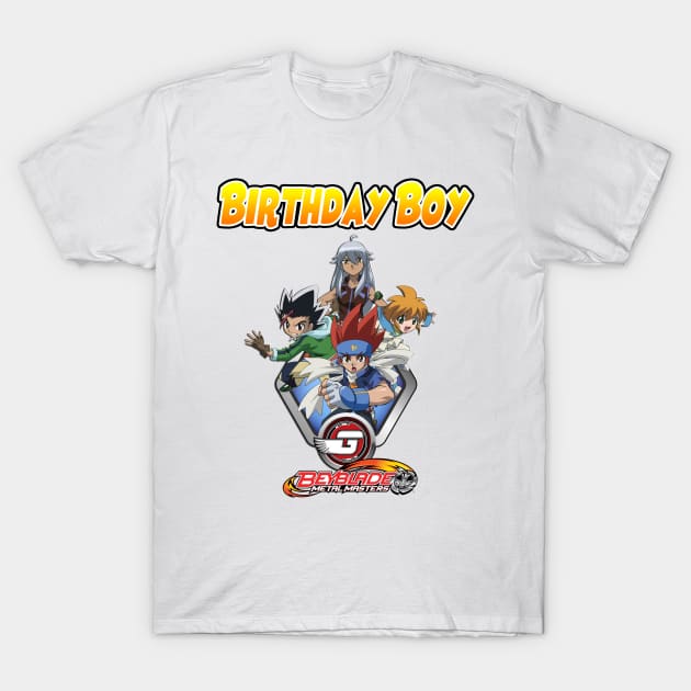 Beyblade of Birthday Boy T-Shirt by FirmanPrintables